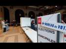 Elections municipales 1er tour dans une bureau de vote à Lille