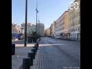 Coronavirus à Marseille: Le Vieux Port inhabituellement désert en raison du confinement