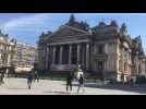 Bruxelles, le confinement sur le piétonnier (vidéo Germani)