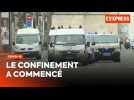 Covid-19 - confinement : premiers contrôles de police à Paris