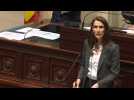 La Première ministre Sophie Wilmès demande la confiance au parlement