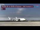 L'Antonov AN-225 atterrit à Vatry