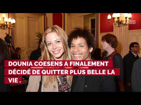 VIDEO : Plus belle la vie : Dounia Coesens trs mue de retrouver sa 