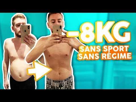 VIDEO : COMMENT J'AI PERDU 8 KILOS SANS SPORT ET SANS RGIME