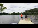 Bruxelles : Ouverture de la baignade dans le lac de la Pede à Anderlecht