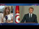 Emmanuel Macron rend hommage au président tunisien