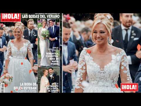 VIDEO : As fue el vestido de boda de Beln Esteban