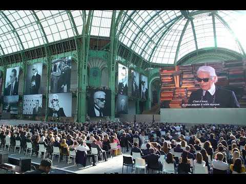 VIDEO : Karl Lagerfeld, le Grand Palais pour un prince
