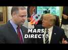 Mars, pas la lune, Trump donne une leçon à la Nasa devant les astronautes d'Apollon 11