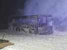 Un bus scolaire prend feu devant la gare de Profondsart