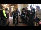 Course de cyclo-cross de bistrot à Monchy-Breton