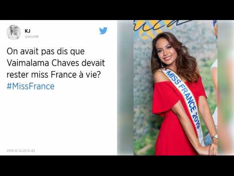VIDEO : Miss France 2020 : les internautes veulent que Vaimalama Chaves reste Miss France !
