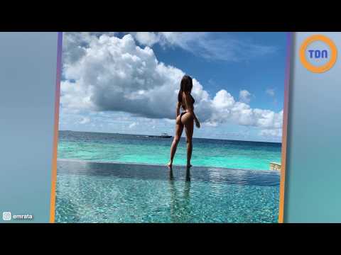 VIDEO : Emily Ratajkowski trs sensuelle sur une plage magnifique !