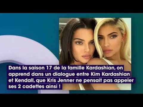 VIDEO : Kylie et Kendall Jenner  leur mère Kris avait envisagé des prénoms