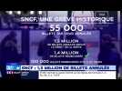 Grève à la SNCF : 1,5 million de billets annulés depuis le début du mouvement