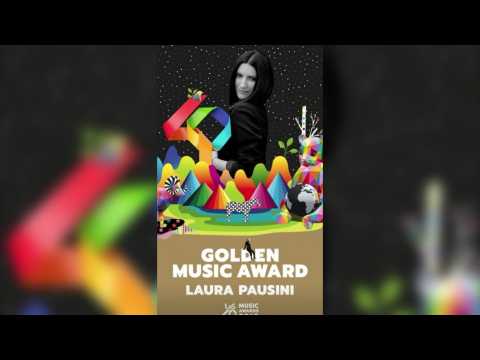VIDEO : Laura Pausini recibi el premio Golden por sus 25 aos de carrera
