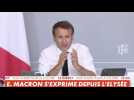 Emmanuel Macron présente son 