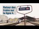 Retour des trains sur la ligne 4