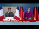 REPLAY - Pandémie de Covid-19 en Europe : Visioconférence commune Macron - Merkel