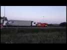 Violent accident sur l'A16, près du lac de Téteghem