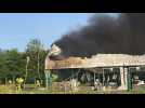 Incendie à l'usine Porketto près d'Arras