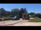 Une maison détruite par un incendie à Kerbiquette