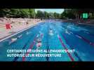 Certains Allemands ont déjà retrouvé leurs piscines