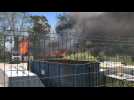 Incendie à l'usine sphère de retraitement des déchets