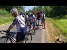 Un peloton de cyclistes chute lourdement sur la D209 à Clairmarais