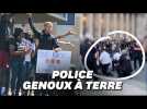 George Floyd: À New York, les policiers s'agenouillent avec les manifestants