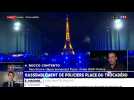 Manifestation de policiers au Trocadéro