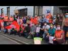 manifestation du personnels des papillons blancs