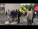 Manifestation des salariés de Conduent à Roubaix