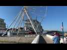 A Wimereux, la grande roue presque montée