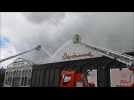 Incendie chez Sikkens Rotonde 2 Béthune