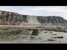 La falaise du Cap Blanc Nez a reculé après un effondrement