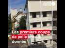 Premières démolitions face à l'Orne