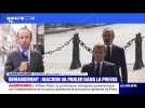 Remaniement: Macron va parler dans la presse - 02/07