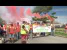 Les dockers manifestent à St Malo