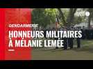 Hommage militaire à Mérignac pour la gendarme tuée par un chauffard