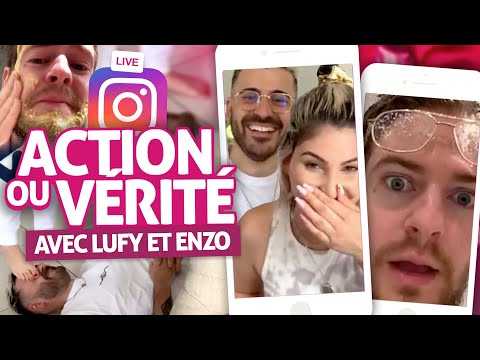 VIDEO : ACTION OU VRIT AVEC LUFY & ENZO (Replay live Instagram)