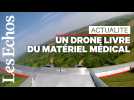 Un drone livre du matériel médical au Royaume-Uni