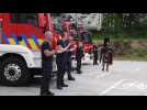 Sambreville: une cornemuse pour remercier les pompiers de la zone Val de Sambre (09.05.20)