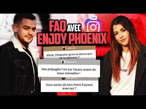 VIDEO : FAQ AVEC ENJOY PHOENIX (Replay live Instagram)