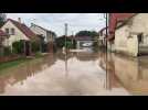 Inondations à Cambligneul, près d'Arras, le 17 juin 2020