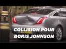 La voiture de Boris Johnson a été emboutie à cause d'un manifestant