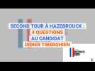 4 questions à Bernard Debaecker, candidat au second tour à Hazebrouck