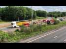 Accident sur la E17 en direction de Gand