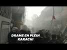 Au Pakistan, un avion de ligne s'écrase sur un quartier résidentiel de Karachi