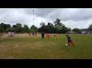 entraînement de jeunes à Beloeil. atelier.